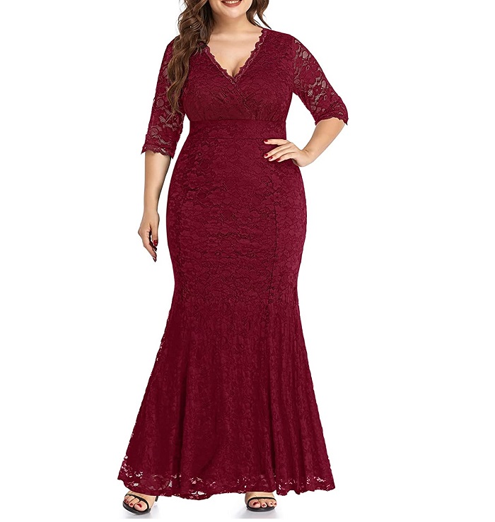 Best 5 plus size wrap maxi dresses of 2023 - Plus size Clothing ...