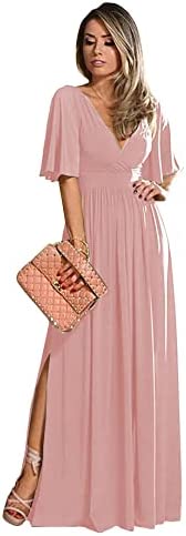 Stunning pink Cute long back size gown under 100 dollars of 2023