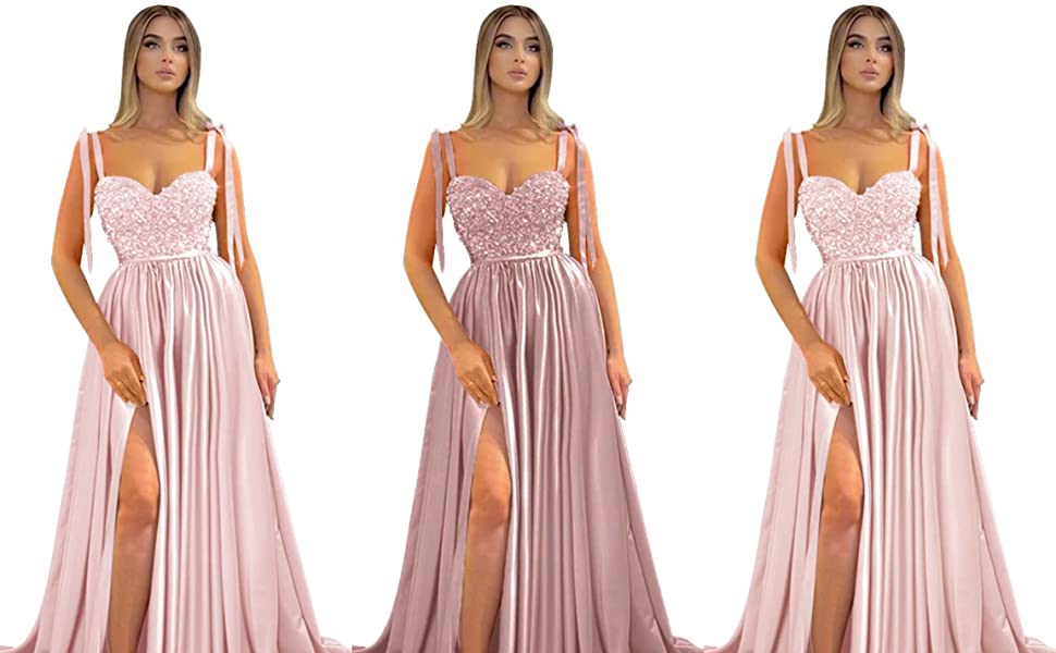 Pink Stunning Lovely corset top long plus size formal prom homecoming special occasion gown with slits