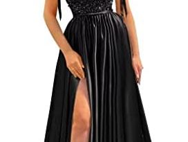 Stunning black Lovely corset top long plus size formal prom homecoming special occasion gown with slits