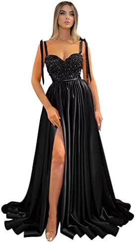 Stunning black Lovely corset top long plus size formal prom homecoming special occasion gown with slits