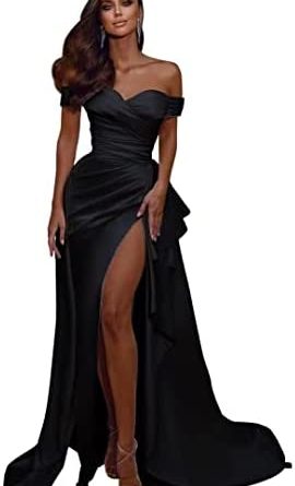 Plus size women's sexy prom formal homecoming special occasion gown - Off Shoulder Mermaid Prom Dress
