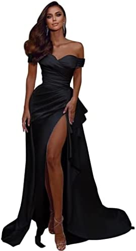 Plus size women's sexy prom formal homecoming special occasion gown - Off Shoulder Mermaid Prom Dress 