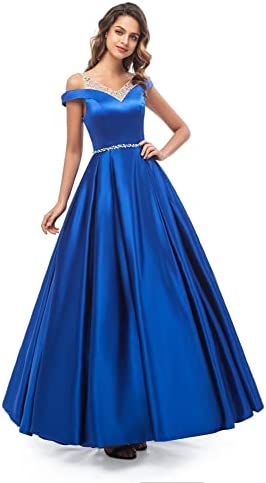 1xl to 6xl plus size Royal Blue off the shoulder amazing plus size formal gown
