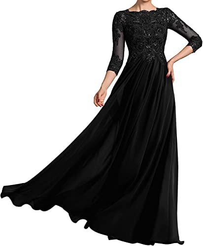 Long black plus size formal prom homecoming special occasion dress