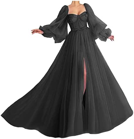 I adore this 2023 trendy Puffy Sleeve Plus size Formal Gown for parties and special occasions